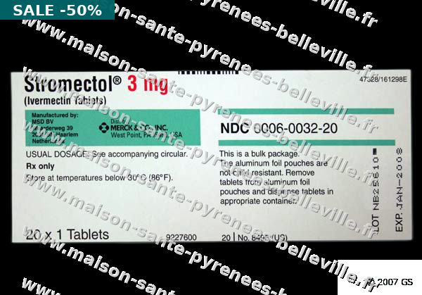 Stromectol générique (Ivermectin) 12mg en France — traitement antiparasitaire dès 3,07€