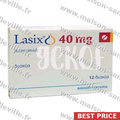Acheter Lasilix 100mg comprimés en France — Furosemide pour rétention d'eau en ligne