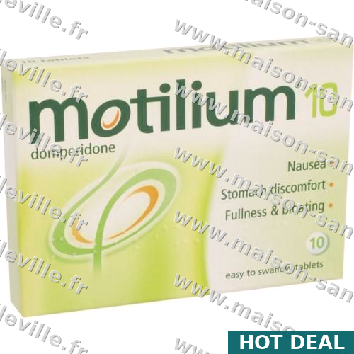 Achat Motilium 10mg en France livraison rapide — Domperidone dès 0,34€