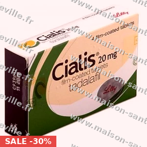 Acheter Cialis en ligne — 20mg Tadalafil pour dysfonction érectile dès 0,62€ par comprimé