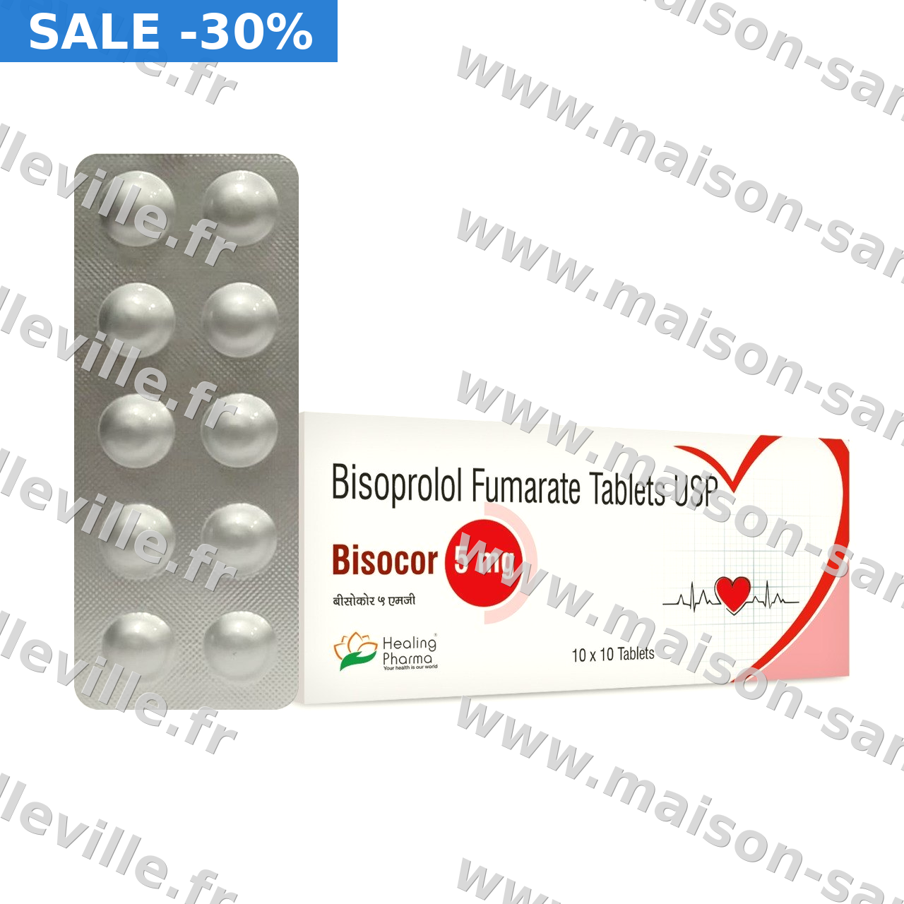 Acheter Zebeta en ligne — 10mg Bisoprolol pour hypertension artérielle dès 0,53€ par comprimé