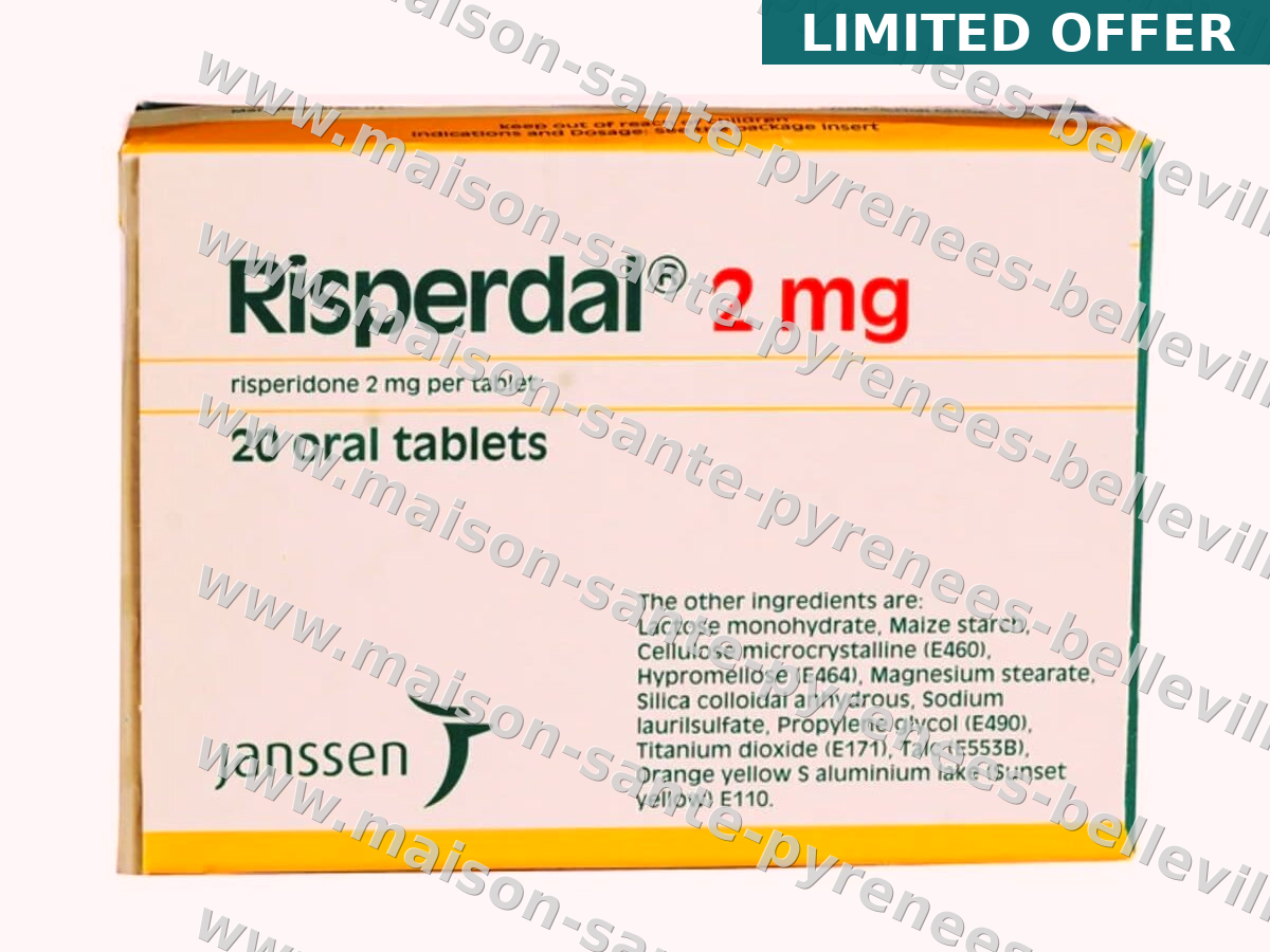 Achat Risperdal 4mg livraison rapide — Risperidone meilleur prix dès 0,44€
